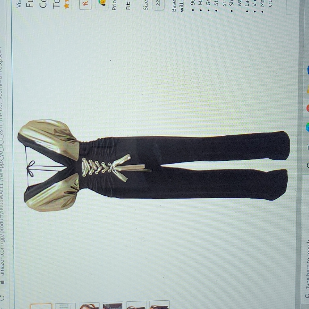 Corset jumpsuit
